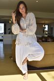 Sabo Boucle Flower Blouse Stone